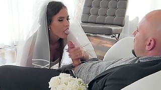 Beautiful Bride Happily Cheats On Her Wedding Day