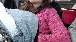 She Fucks Herself In The Car