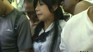 Innocent Schoolgirl Gangbanged In A Train