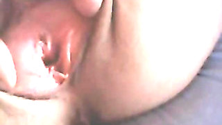 He Fists Her Pussy After Lubing It Up