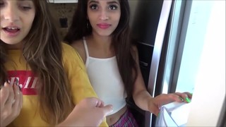 Gabriela Lopez And Sofie Reyes Are Not Too Shy To Have A Threesome With Their Roommate