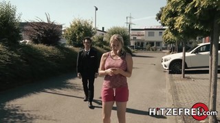 German Blonde Julia Pink Fucked In The Sauna