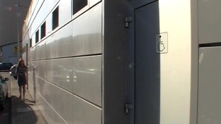 Nasty Toilet Fuck Through A Gloryhole For A Lusty Chick