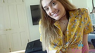 Amazing GF Plays With Cock