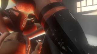 3D SFM VR Busty Futa Systers In Latex Fuck Male Slave And Cum Again Multiple Times