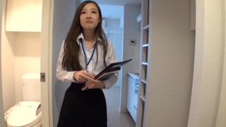 Pretty Japanese Chick Saki Asumi Drops On Her Knees To Please