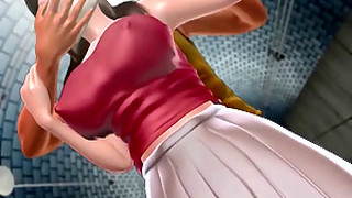 Busty Anime Girl Gets Tied Up And Hotly Fucked In The Subway