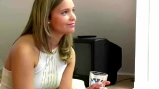 Blonde Teen Takes A Ride On A Big Dick After Sucking On It