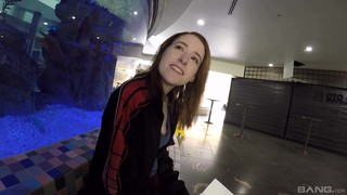 Hot Ass Brunette Alice March Opens Her Legs To Ride A Large Penis