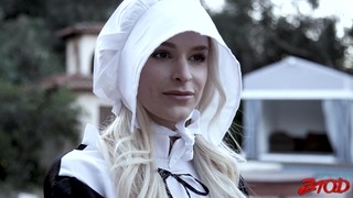 Shy Blonde Chick Emma Hix Drops Her Clothes To Be Fucked By A Stud