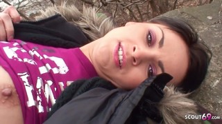 Ugly Grandpa Has Outdoor Sex With Cute Schoolgirl For Cash