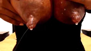 Ebony Teen Milk Maid With Massive Tits