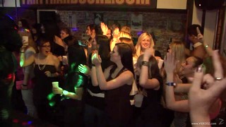 Drunk Party Girls Get Crazy At A Male Strip Show