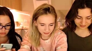 Horniest Amateur 19yo College Teen Couple Fucking On Webcam