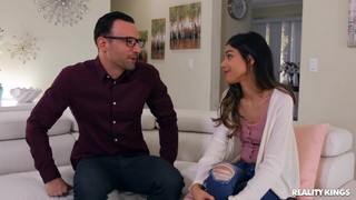 Step Daughter Gets The Dick At Breakfast