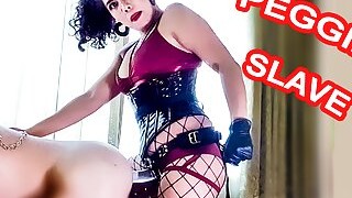 FILIPINA MISTRESS PEGGING WHITE CHASTITY SLUT By DominaFire