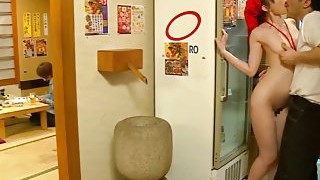 Humiliated Naked Restaurant Waitress - Yui Hatano