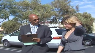 Leigh Livingston Cute Secretary Gets A Baseball Sized Black Cock From Justin Long, And Is Ruined For Life