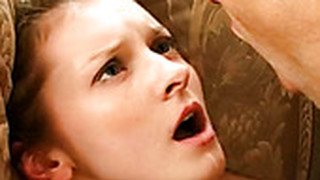 Pale Shy Looking Blondie Gets Her Pinned Pussy Fucked Missionary Style