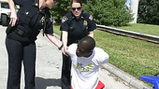 Sex-hungry Police Women Fuck One Arrested BBC And Make Him Lick Pussies