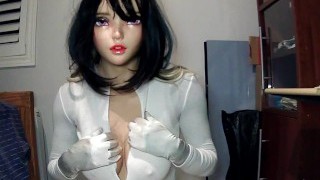 Rubber Doll Jill P2! Female Mask Doll Nancy Rona Masks In Female Doll Mask Jill!