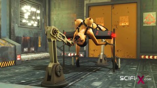 Legendary Upside Down Throat Fuck 3D Porn Video