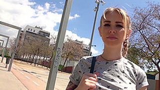 Adrenalizing Blonde Takes Some Money And Lets The Guy Penetrate Her