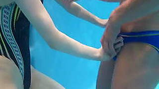 Horny Japanese Swimmer Gets Ravished By The Pool With Her Costume On