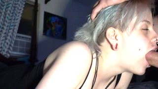 Facefucking GOTH Milf Rides Daddy Dick For Intense ORGASM