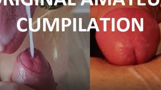 CUMPILATION Amateur - COMPILATION D'éjac Amateur Sur Une Cochonne Au Gros Seins