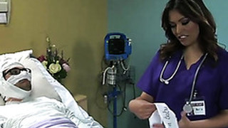 Hot Blondie Gets Seduced By Two Of Her Co Workers Who Rub Her Sexy Belly And Kiss