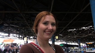 Busty Eurobabe In Stockings Fucked Hard For A Chunk Of Cash