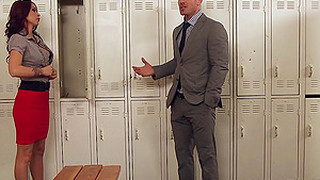 A Wild Couple Gets Down And Dirty In A Nice, Hot Sauna