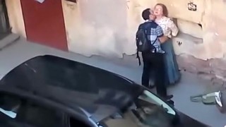 Fucks In The Yard Between The Houses