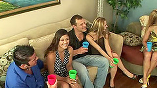 Drunkard Swingers Cock Riding Massive Dick Hardcore In Group Sex