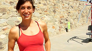 Fascinating Chick With The Short Hair Goes Naked And Prepares For Sex