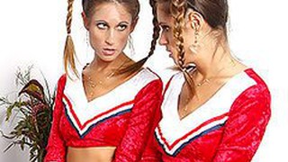 Hot Lesbian Scene With Twin Cheerleaders