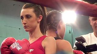 Nude Catfight With Arousing Brunettes