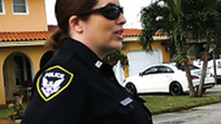 Two Women In Police Uniform Fuck One Arrested Black Dude