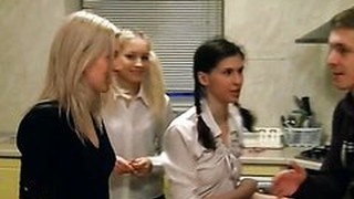 Sexy Blonde Takes A Black Cock Up Her Tight Holes