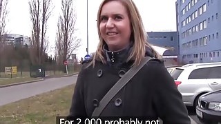 Hot Blonde Lina Fucked Hard For Cash