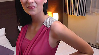 Mia Sky Gives Blowjob And Takes Facial Cock Jizz In POV