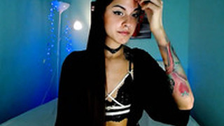 Hot Emo Looking Brunette - Petite Girl Screaming 01 HD