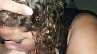 Cum Swallowing MILF Slurps Cock