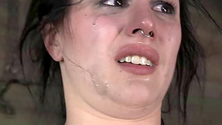 Chick With A Shaved Pussy Is Willing To Be Treated Like A Slave