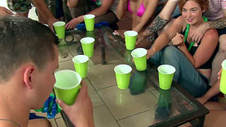 Two Beautiful Girls Get Fucked Hard At A Party In A Dorm