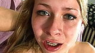 Skinny Leggy Chick Gets Anal And Gags On Cock