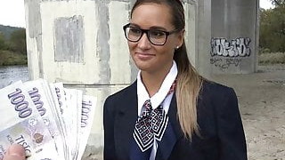 Stewardess Gets Cash For Sex