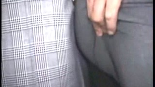 Innocent Schoolgirl Sucking Geek On Bus