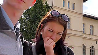 Cash Motivated Hot Tourist To Try Sex With Handsome Stranger